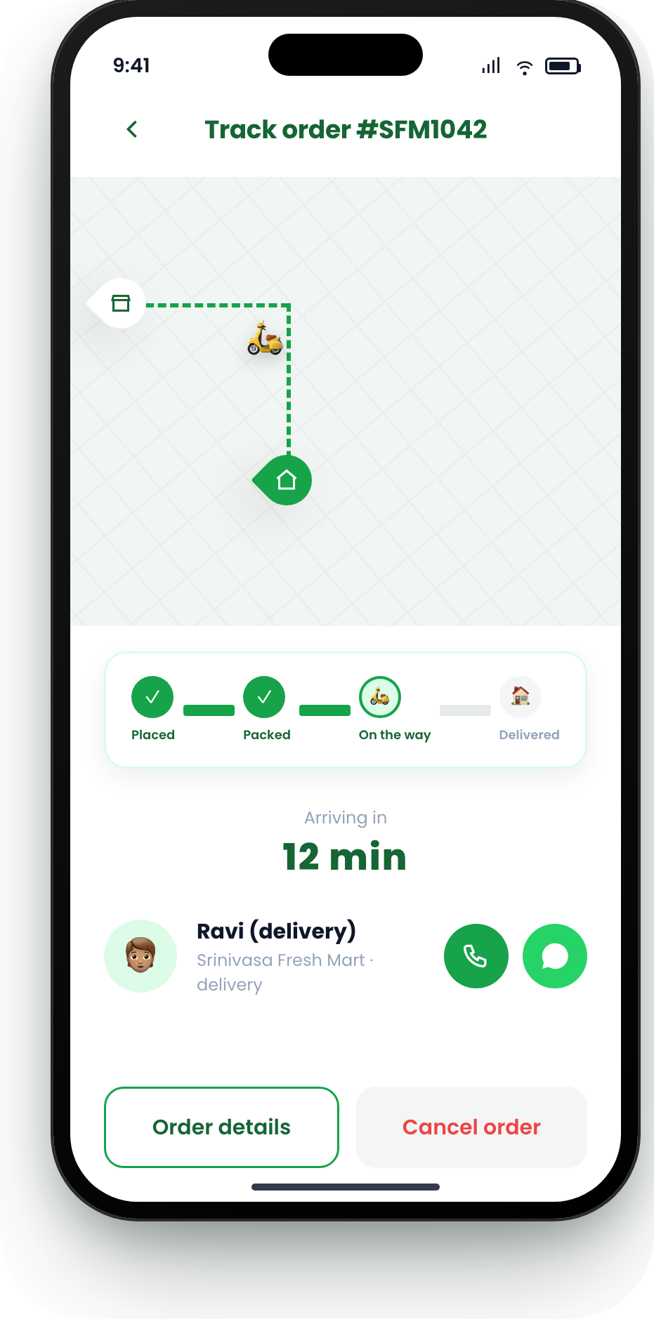 Tracking screen